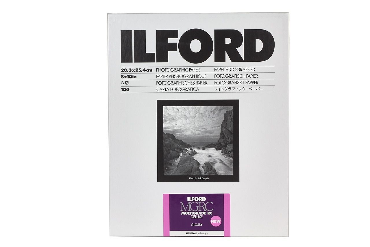 Ilford Multigrado RC 1M Brillo 13x18cm 25 hojas