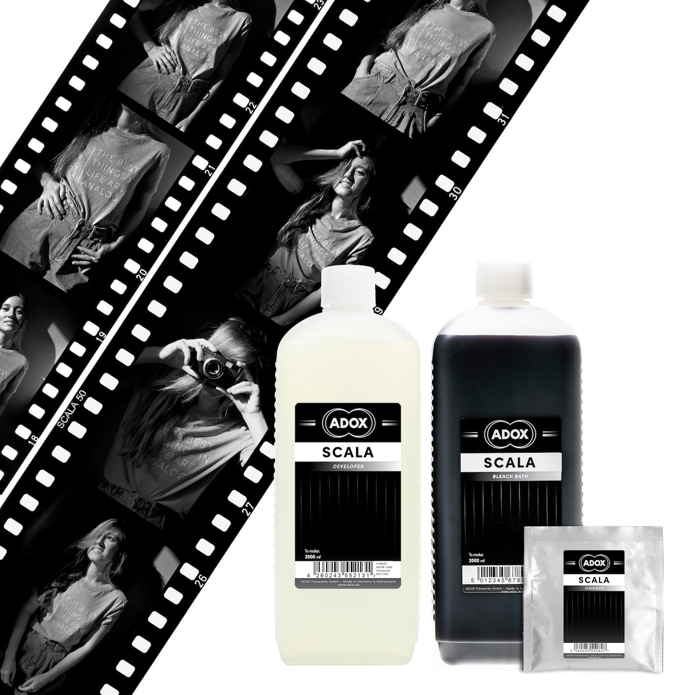 ADOX Scala Kit revelado diapositivas ByN