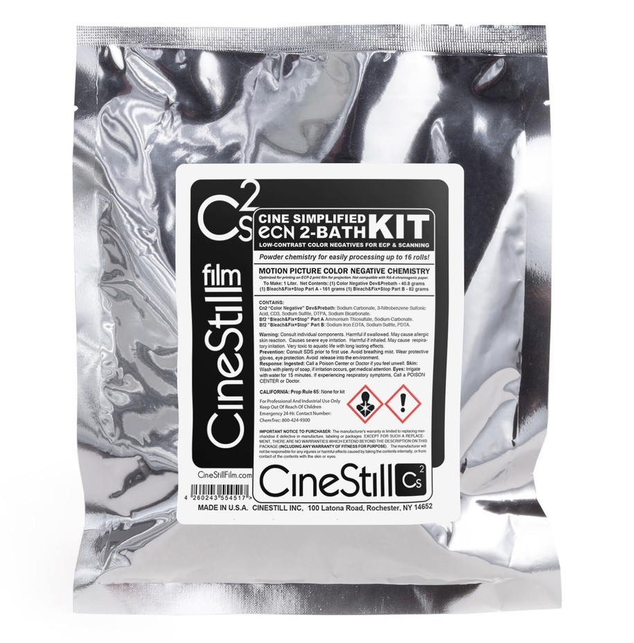 Cinestill Cs2 ECN-2 Kit de 2 baños en polvo