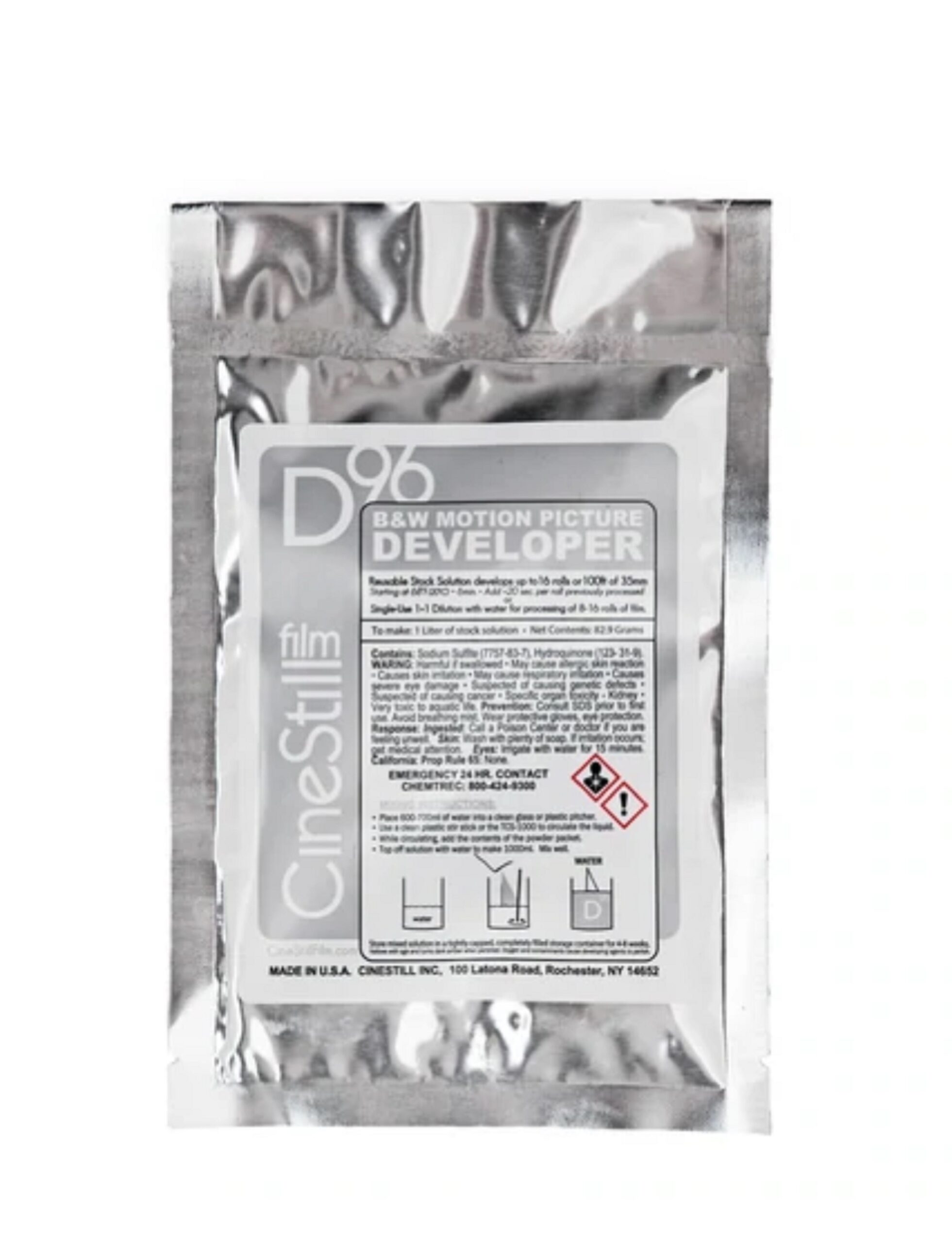 Cinestill D96 Revelador B/N en polvo